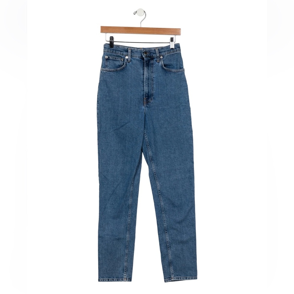 Helmut Lang High-Rise Straight Leg Blue Jeans Sz M